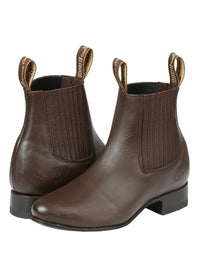 El General El Canelo Men's Charro Boots–Brown 45757 - OriginalWestern.com