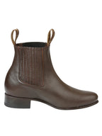 El General El Canelo Men's Charro Boots–Brown 45757 - OriginalWestern.com