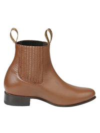 El General El Canelo Men's Charro Boots–Honey 45760 - OriginalWestern.com