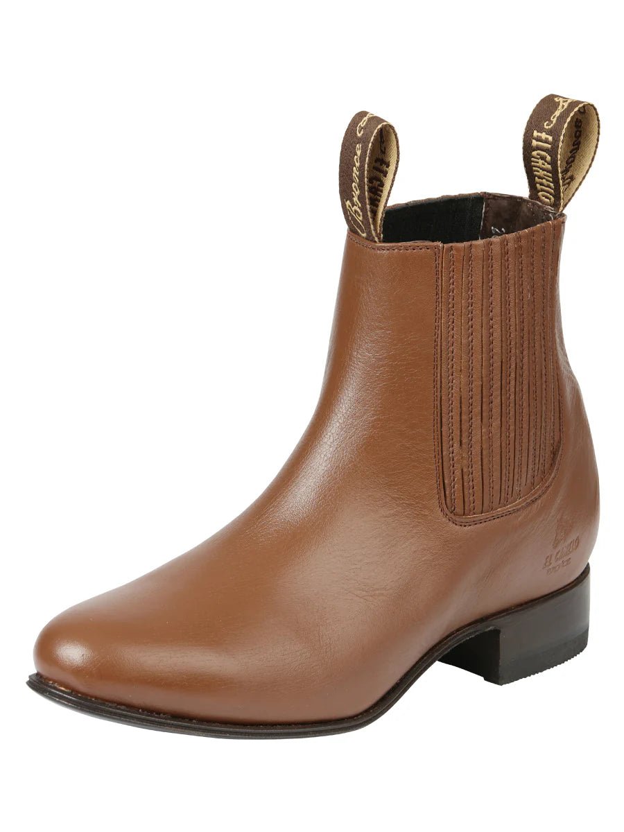 El General El Canelo Men's Charro Boots–Honey 45760 - OriginalWestern.com