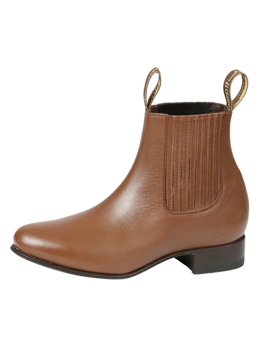 El General El Canelo Men's Charro Boots–Honey 45760 - OriginalWestern.com