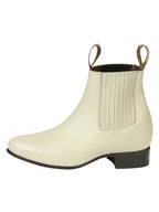 El General El Canelo Men's Charro Boots–Oyster Color 45759 - OriginalWestern.com
