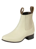 El General El Canelo Men's Charro Boots–Oyster Color 45759 - OriginalWestern.com