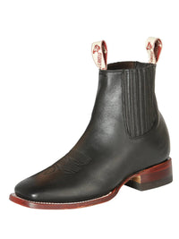 El General El Canelo Men's Fronterizo Ankle Boots–Ikon Black 44240 - OriginalWestern.com