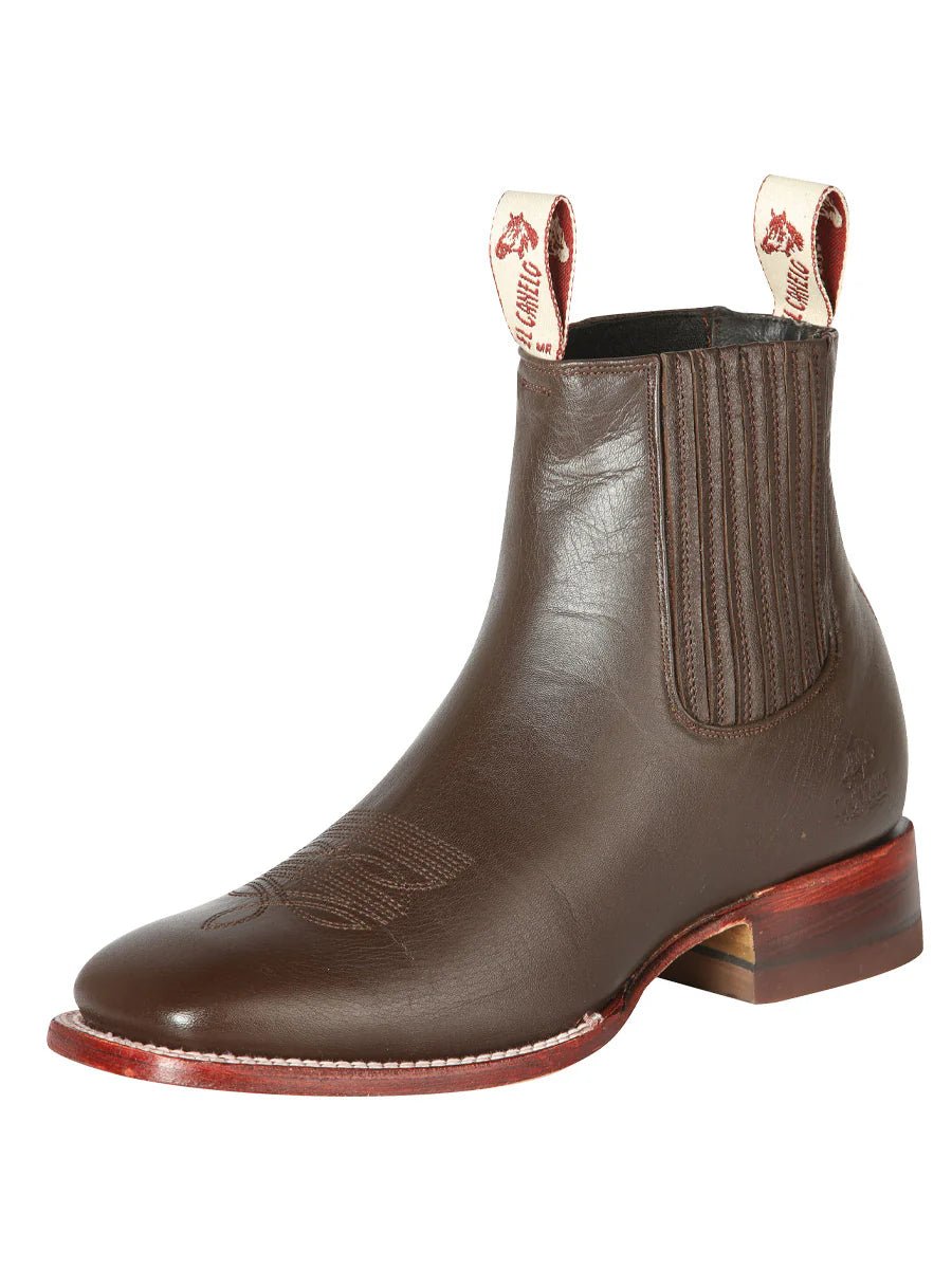 El General El Canelo Men's Fronterizo Ankle Boots–Ikon Brown 44241 - OriginalWestern.com