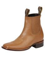 El General El Canelo Men's Leather Boot–Camel 45754 - OriginalWestern.com
