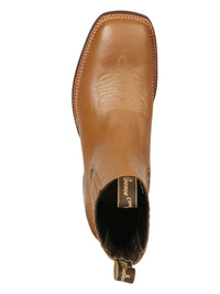 El General El Canelo Men's Leather Boot–Camel 45754 - OriginalWestern.com
