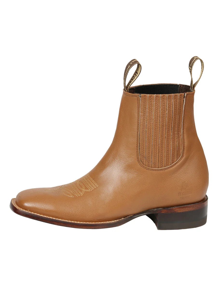 El General El Canelo Men's Leather Boot–Camel 45754 - OriginalWestern.com