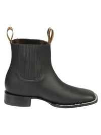El General El Canelo Men's Matte Black Boots 45755 - OriginalWestern.com