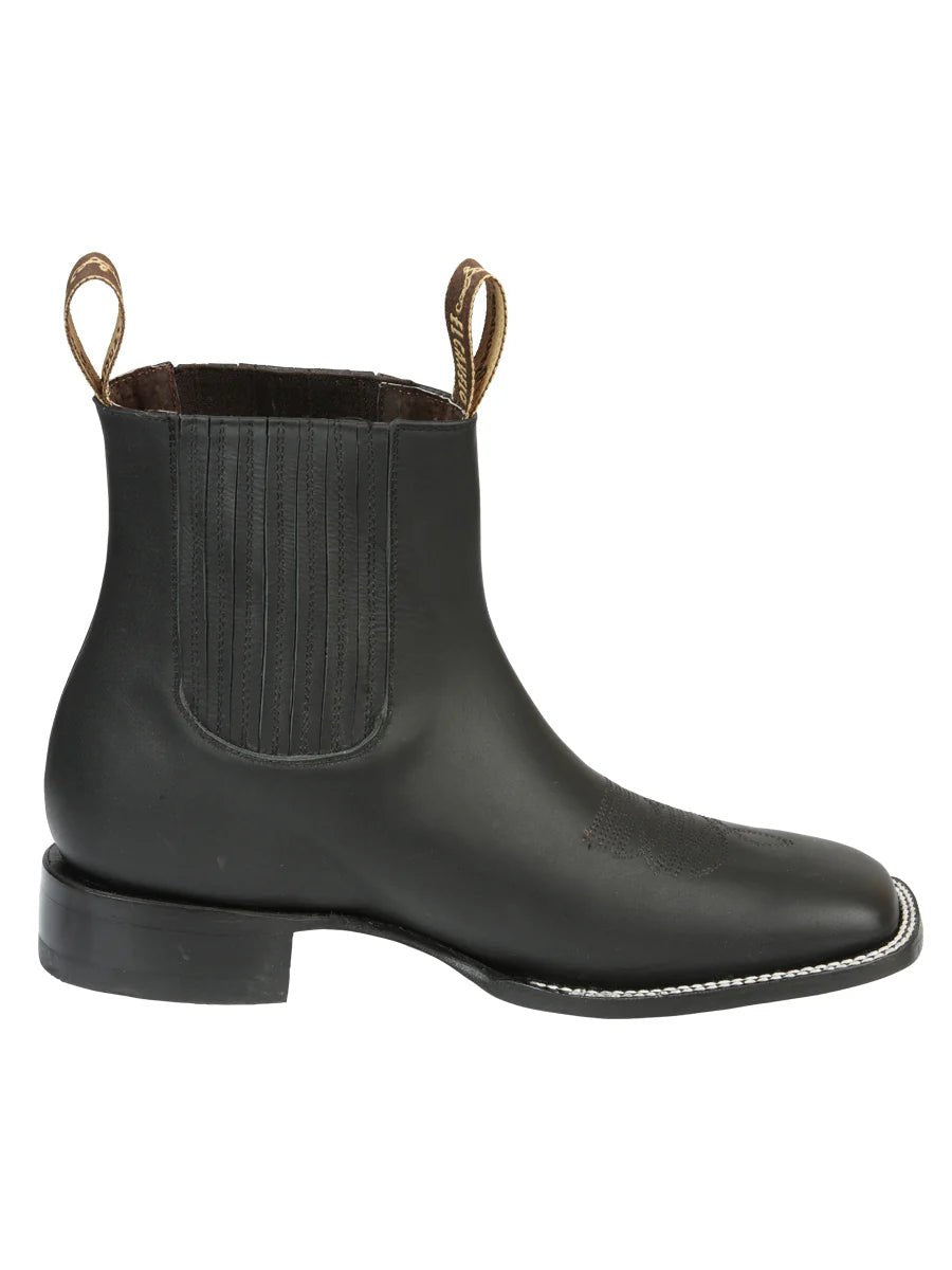 El General El Canelo Men's Matte Black Boots 45755 - OriginalWestern.com