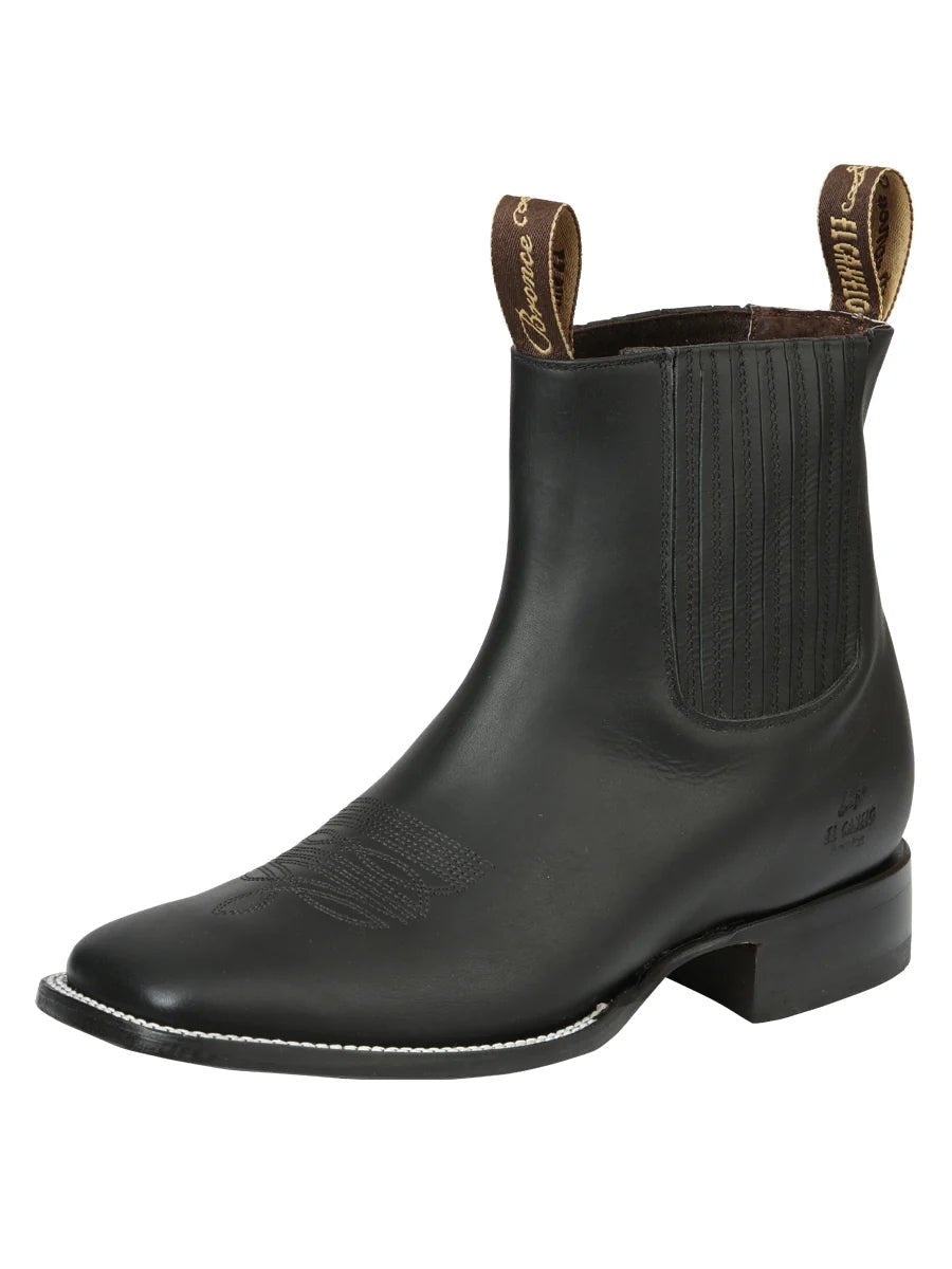 El General El Canelo Men's Matte Black Boots 45755 - OriginalWestern.com