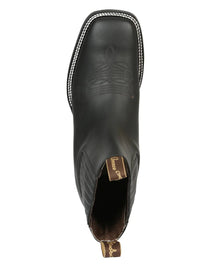 El General El Canelo Men's Matte Black Boots 45755 - OriginalWestern.com