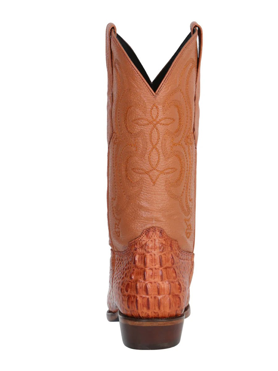 El General El Señor de los Cielos Cowboy Boot–Caiman–Cognac 40841 - OriginalWestern.com