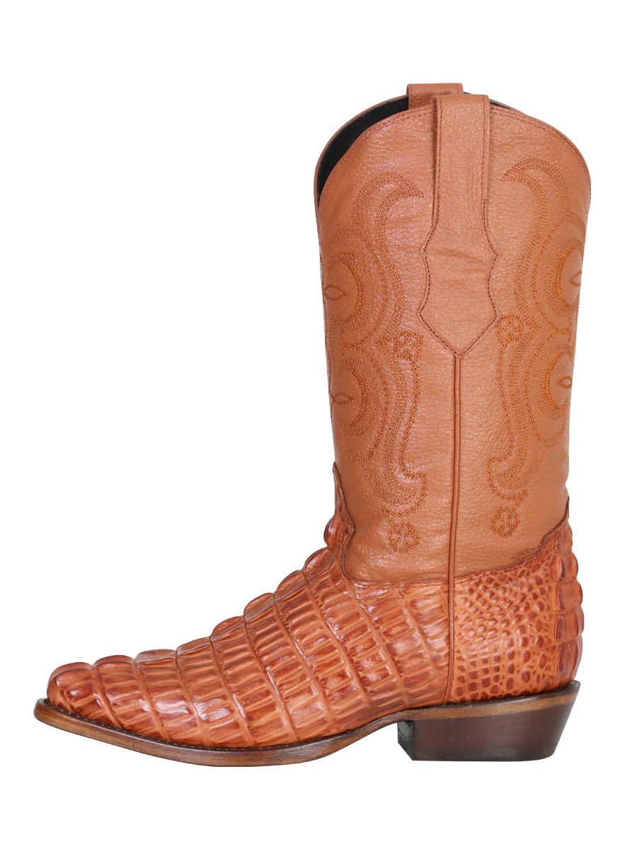 El General El Señor de los Cielos Cowboy Boot–Caiman–Cognac 40841 - OriginalWestern.com