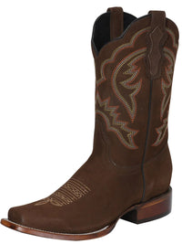 El General El Señor de los Cielos Men's Cowboy Boot Cinnamon Nubuck 124065 - OriginalWestern.com