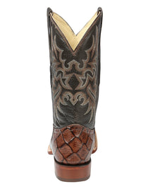 El General El Señor de los Cielos Men's Rodeo Boot Monster Fish Imitation Leather–Brown 44931 - OriginalWestern.com