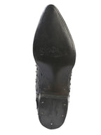 El General El Señor de los Cielos Men's Western Boots–Imitation Ostrich Leather Black 40836 - OriginalWestern.com