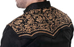 El General - Embroidered Suede Western Shirt WD Boots 809 WD-11-920 - OriginalWestern.com