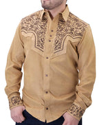 El General - Embroidered Suede Western Shirt WD Boots 812 WD-11-926 - OriginalWestern.com