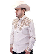 El General - Embroidered Suede Western Shirt WD Boots 813 WD-11-930 - OriginalWestern.com