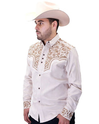 El General - Embroidered Suede Western Shirt WD Boots 813 WD-11-930 - OriginalWestern.com