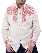 El General - Embroidered Suede Western Shirt WD Boots 814 WD-11-931 - OriginalWestern.com