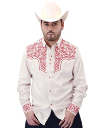 El General - Embroidered Suede Western Shirt WD Boots 814 WD-11-931 - OriginalWestern.com