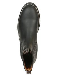 El General Establo Men´s Work Ankle Boot – Graso Leather – Black 320 - OriginalWestern.com