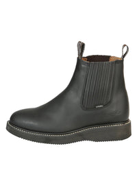 El General Establo Men´s Work Ankle Boot – Graso Leather – Black 320 - OriginalWestern.com