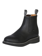 El General Establo Men´s Work Ankle Boot – Graso Leather – Black 320 - OriginalWestern.com