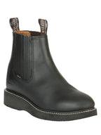 El General Establo Men´s Work Ankle Boot – Graso Leather – Black 320 - OriginalWestern.com