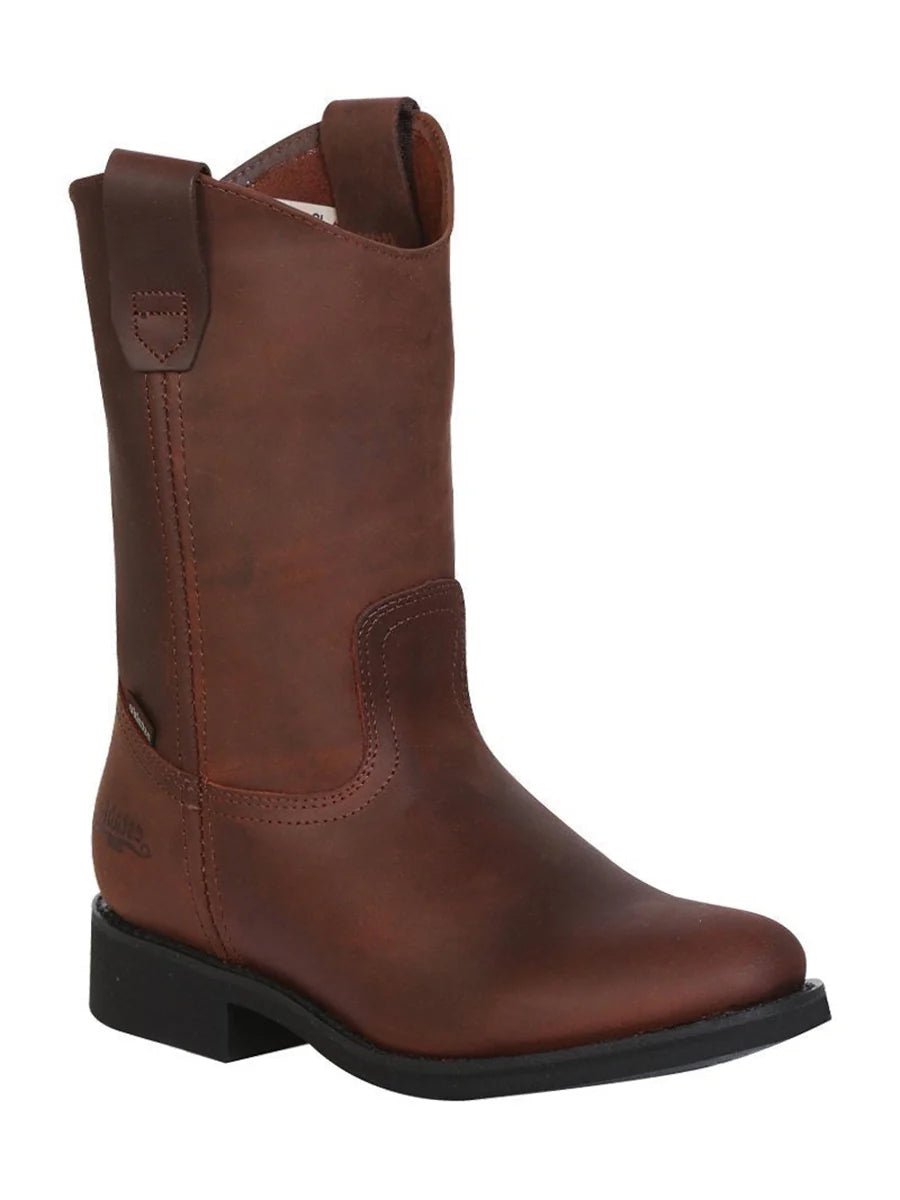 El General Establo Men´s Work Boot – Leather Grasso – Brown 315 - OriginalWestern.com