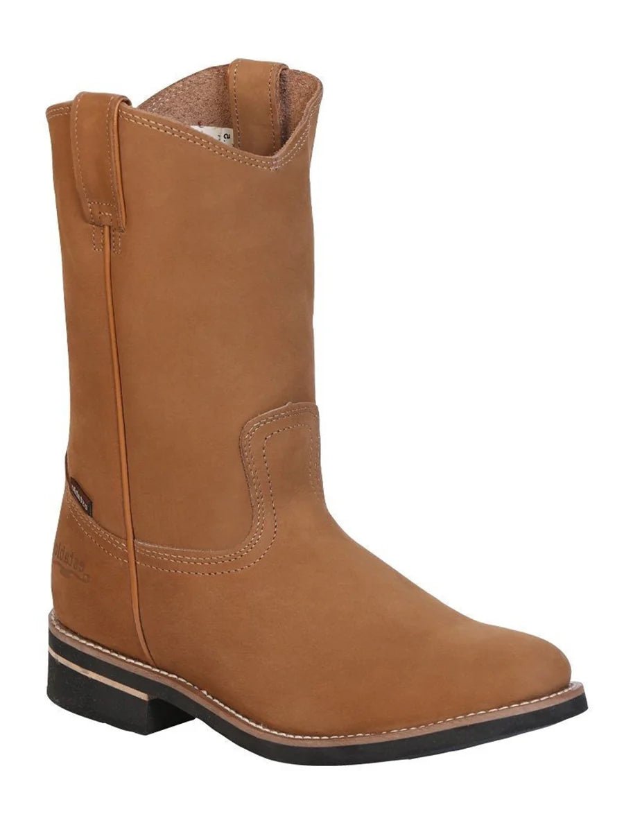 El General Establo Men´s Work Boot – Leather Nobuck – Cinnamon 303 - OriginalWestern.com