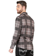 El General - Casual Long Sleeve Shirt - Gray 44602