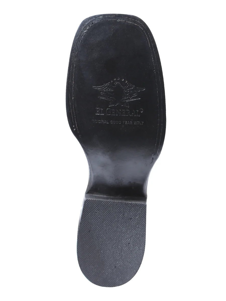 El General Ladies Rodeo Boot–Crazy Black 42976 - OriginalWestern.com