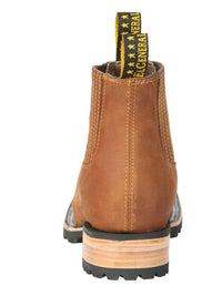 El General Men's Ankle Boots–Crazy Horse Papaya 45342 - OriginalWestern.com