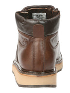 El General Men's Brown Woven Ankle Boots with Zipper 45184 - OriginalWestern.com
