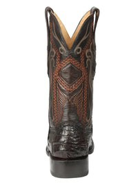 El General Men's Exotic Caiman Belly Cowboy Boots–Brown 45519 - OriginalWestern.com