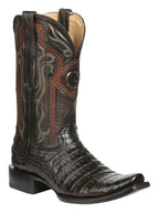 El General Men's Exotic Caiman Belly Cowboy Boots–Brown 45519 - OriginalWestern.com