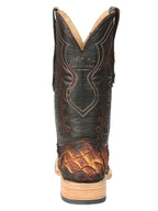 El General Men's Exotic Monster Fish Rodeo Cowboy Boots–Cognac 45085 - OriginalWestern.com