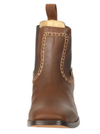 El General Men's Leather Ankle Boots–Brown 45421 - OriginalWestern.com