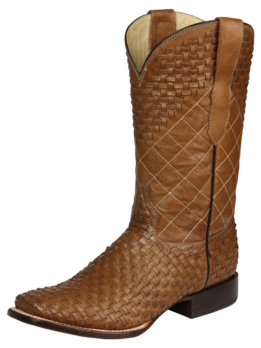 El General Men's Leather Rodeo Boots Petatillo–Leather–Orix 45439 - OriginalWestern.com
