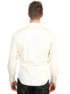 El General Men’s Long Sleeve Snap Button Western Shirt - Beige 45617 - OriginalWestern.com