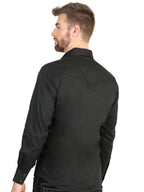 El General Men’s Long Sleeve Snap Button Western Shirt - Black 45612 - OriginalWestern.com