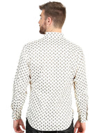 El General Men’s Long Sleeve Western Shirt - Beige 45606 - OriginalWestern.com