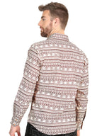 El General Men’s Long Sleeve Western Shirt - Khaki 45602 - OriginalWestern.com