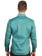 El General Men’s Long Sleeve Western Shirt - Mint 45605 - OriginalWestern.com