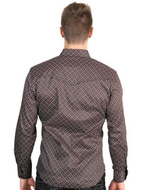 El General Men’s Long Sleeve Western Shirt - Royal Blue 45607 - OriginalWestern.com