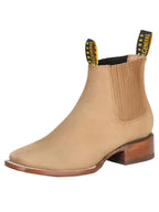 El General Men's Nobuck Ankle Boot–Nobuck Sand 126194 - OriginalWestern.com