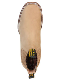 El General Men's Nobuck Ankle Boot–Nobuck Sand 126194 - OriginalWestern.com